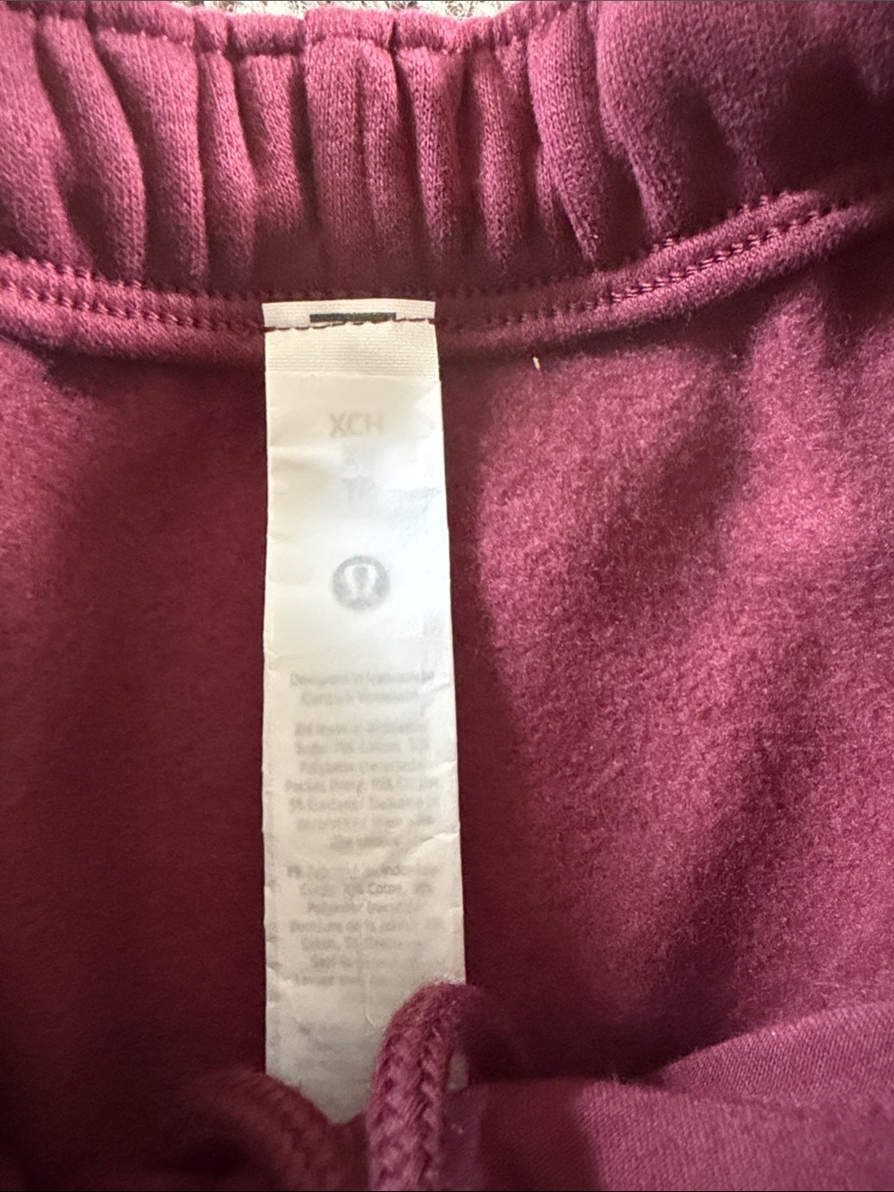 lululemon athletica Maroon Track Joggers - Picture 3 of 3